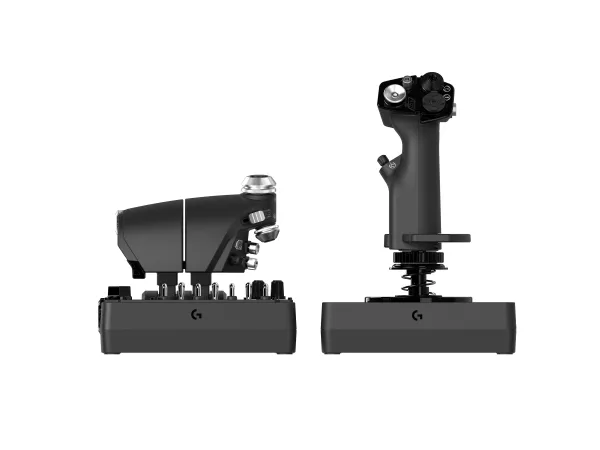 LOGITECH G Saitek Pro Flight X56 Rhino - Joystick og speeder - kabling - for PC
