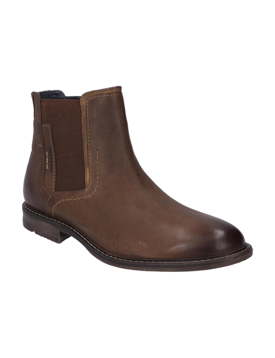 Stiefelette Earl 08, camel-kombi