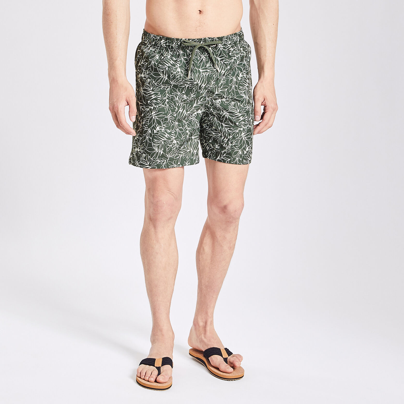 Maillot de bain imprimé Vert kaki