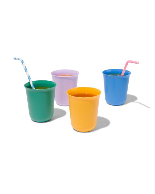 4 gobelets en plastique