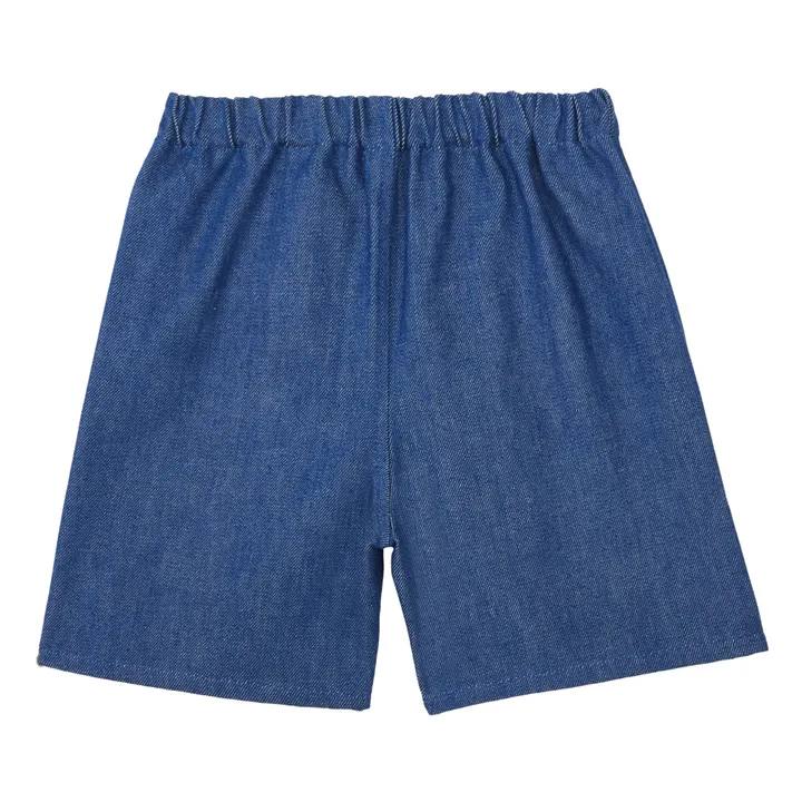 PDenim Short en Denim Coton Bio | Bleu
