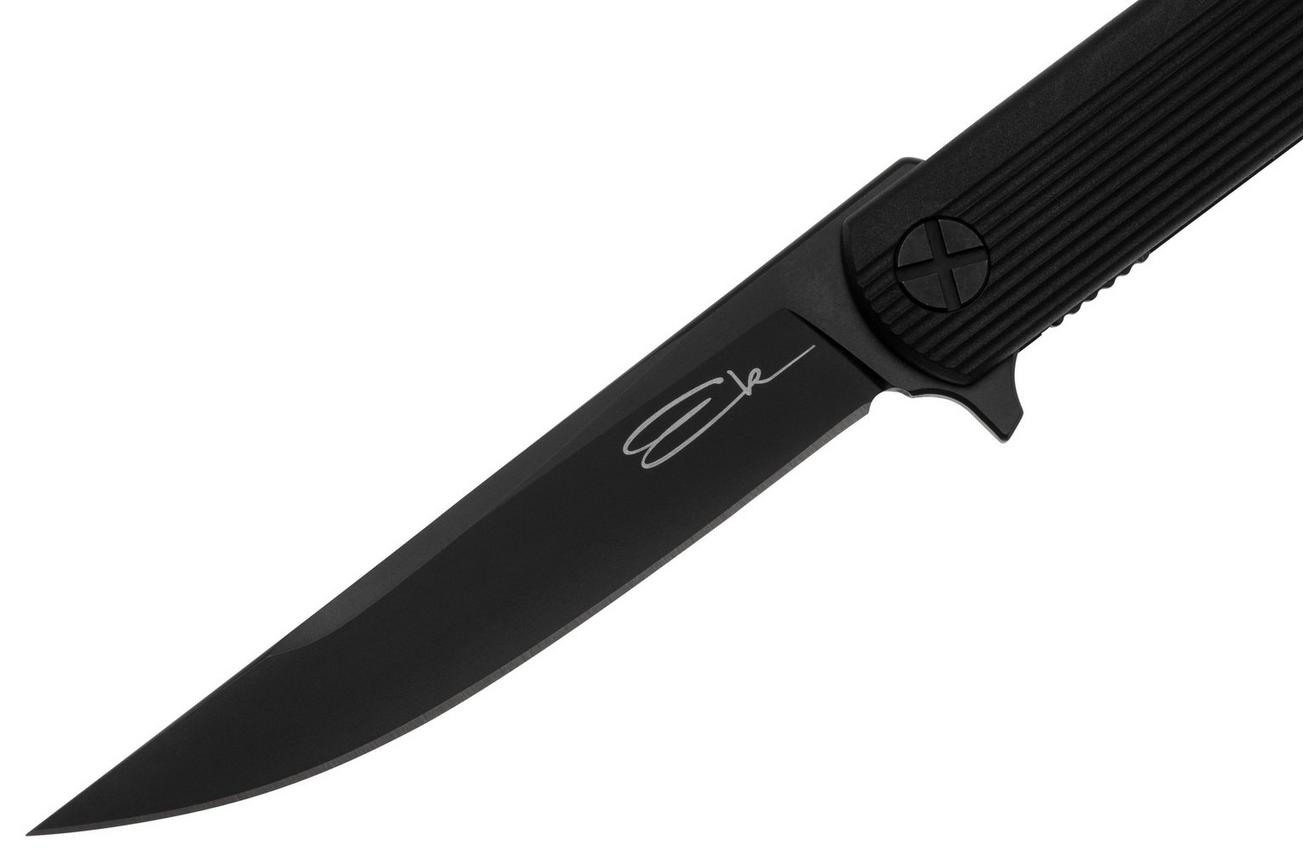 KA-BAR EK Folder EK201 Black DLC S35VN, Black GRN zakmes, Ondřej Němec design