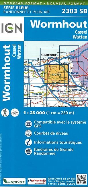 IGN - 2303 SB WORMHOUT 1 25 000