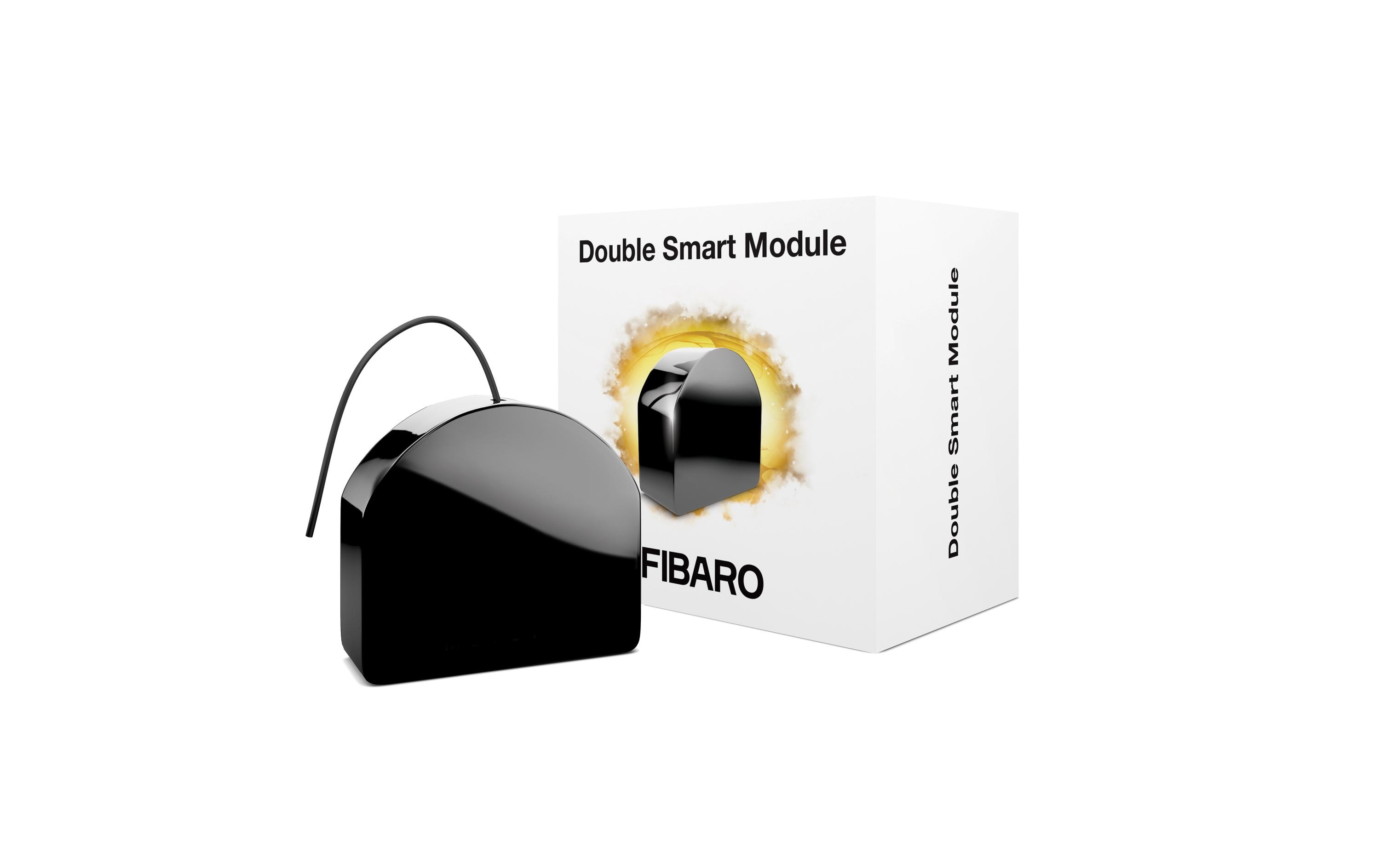 Double Smart Module Z-Wave+Z-Wave Schaltaktor potentialfrei mit Taster-/Schaltereingang 2-fach
