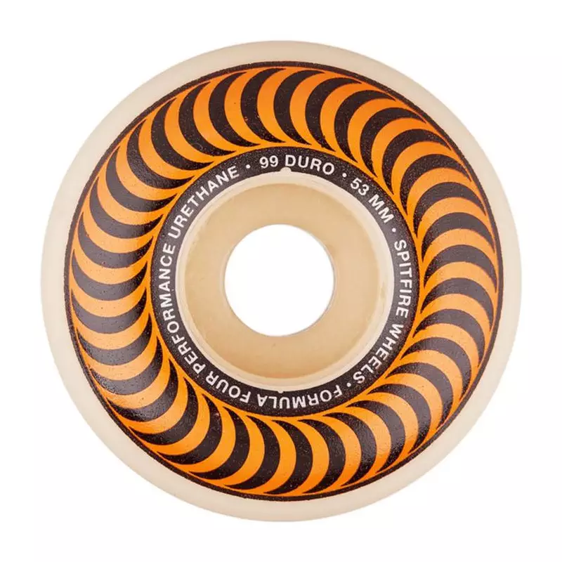Roues skate SPITFIRE (x4) F4 Classics Blanc 99D 53mm
