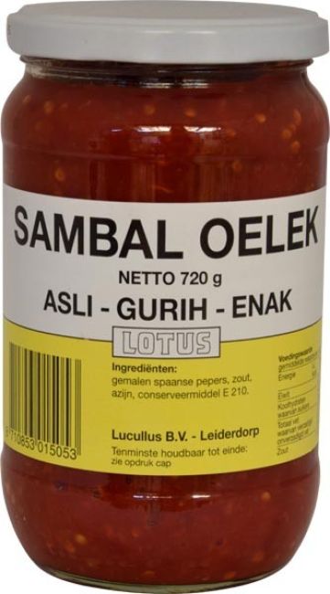 Lucullus Sambal Oelek 720g