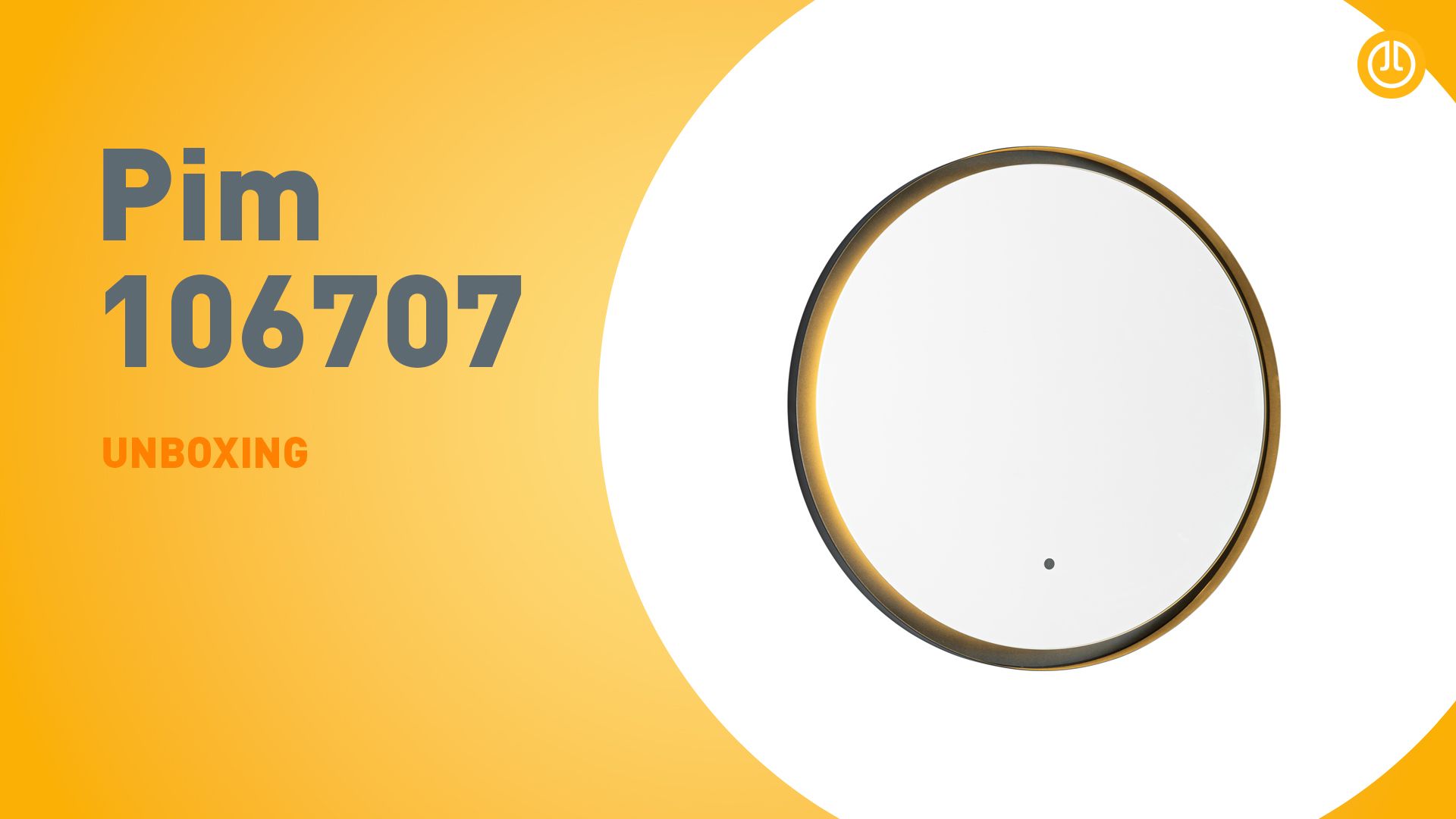 Moderne badkamerspiegel zwart incl. LED en touch dimmer - Pim