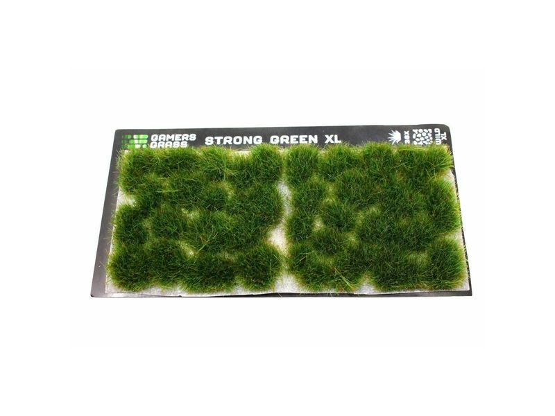 GamersGrass Tufts Wild Strong Green XL 12 mm Hochwertige Tufts für den Gelände- und Miniaturenbau