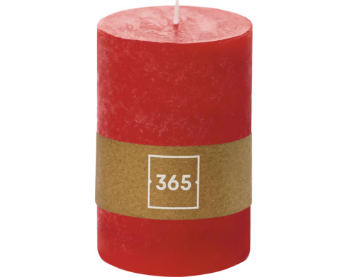 Stompkaars Rustieke kaars Ø 10 H 15 cm paraffine rood