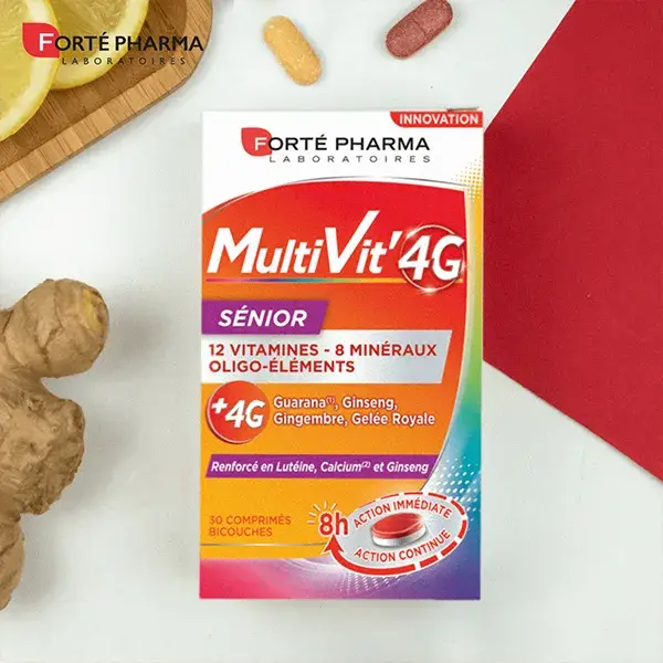 Forté Pharma Multivit' 4G Senior 30 comprimidos