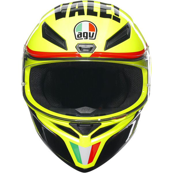 AGV - Casque K1 S Grazie Vale Jaune / Noir / Rouge