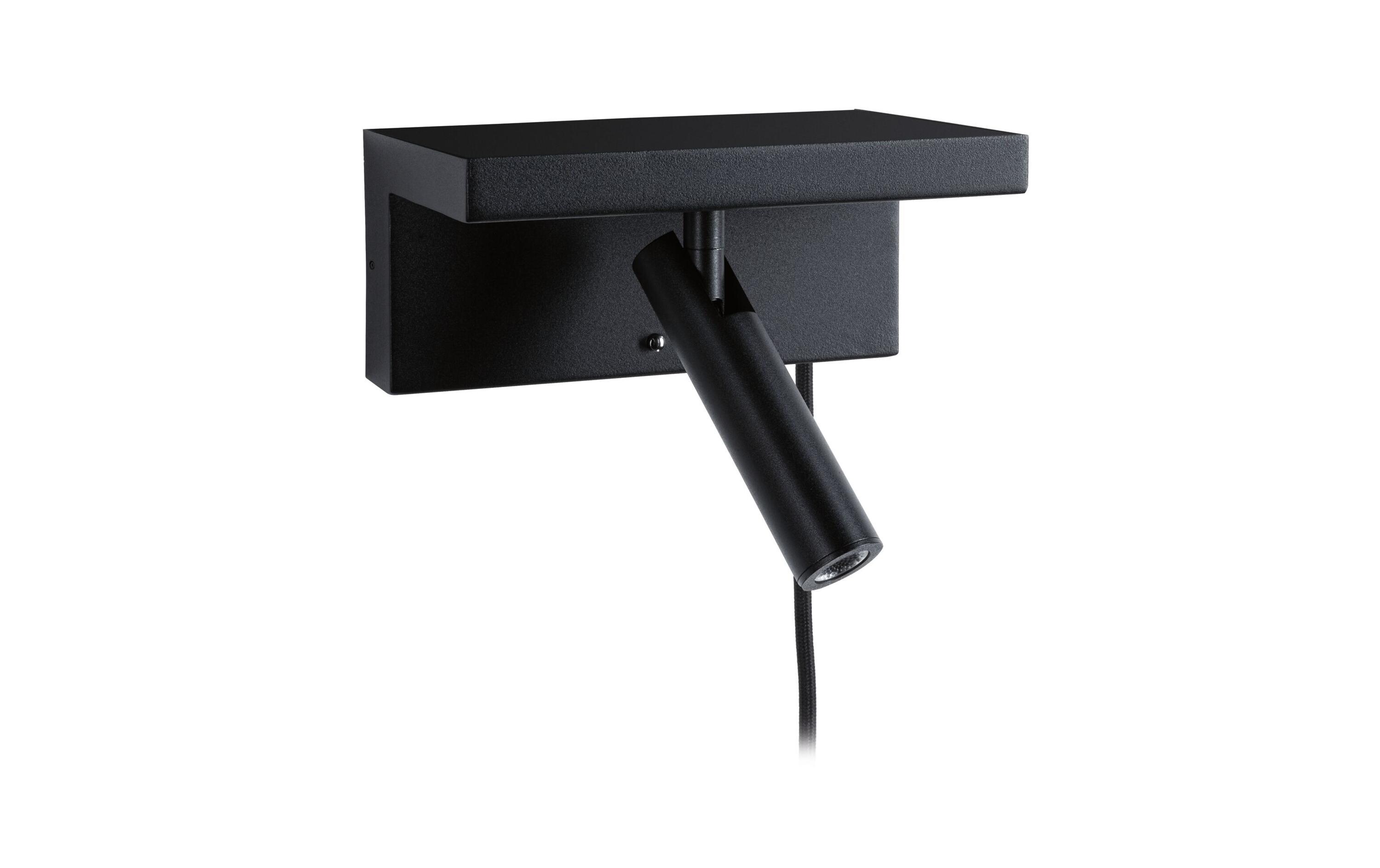 Wandleuchte 3-Step-Dim Jerik USB C SchwarzDimmbare LED Wandleseleuchte