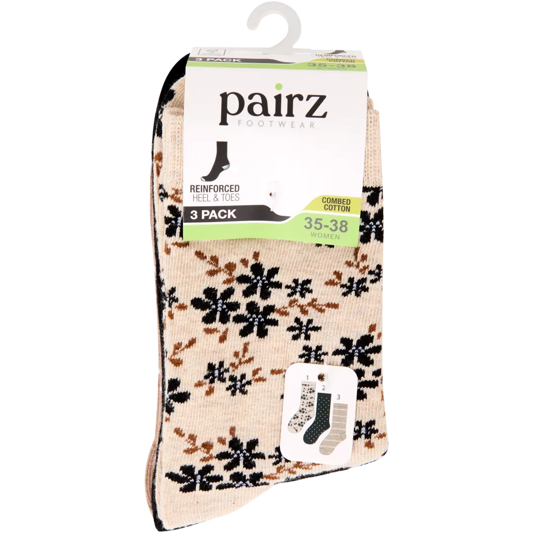 Pairz sokken Maat 35/38 | 3 paar