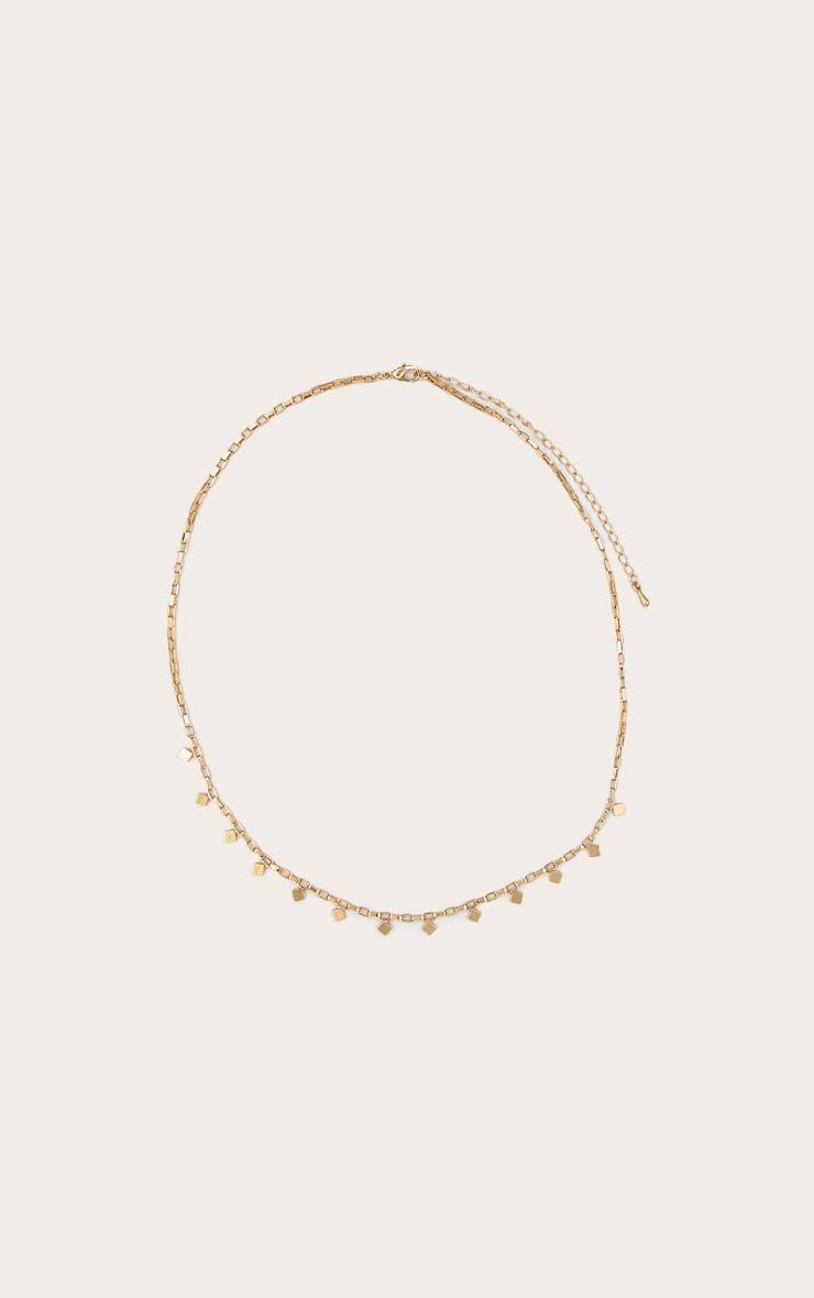 Doré Collier Ras-de-cou Avec Bordure