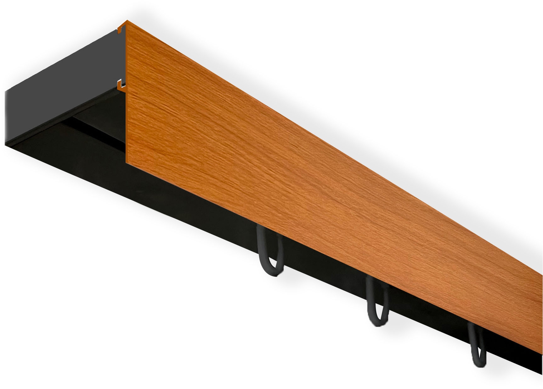 SN DECO GROUP Gardinenschiene »Vorhangschiene SH (1) mit Blende 5 cm« 1 läufig-läufig Fixmass