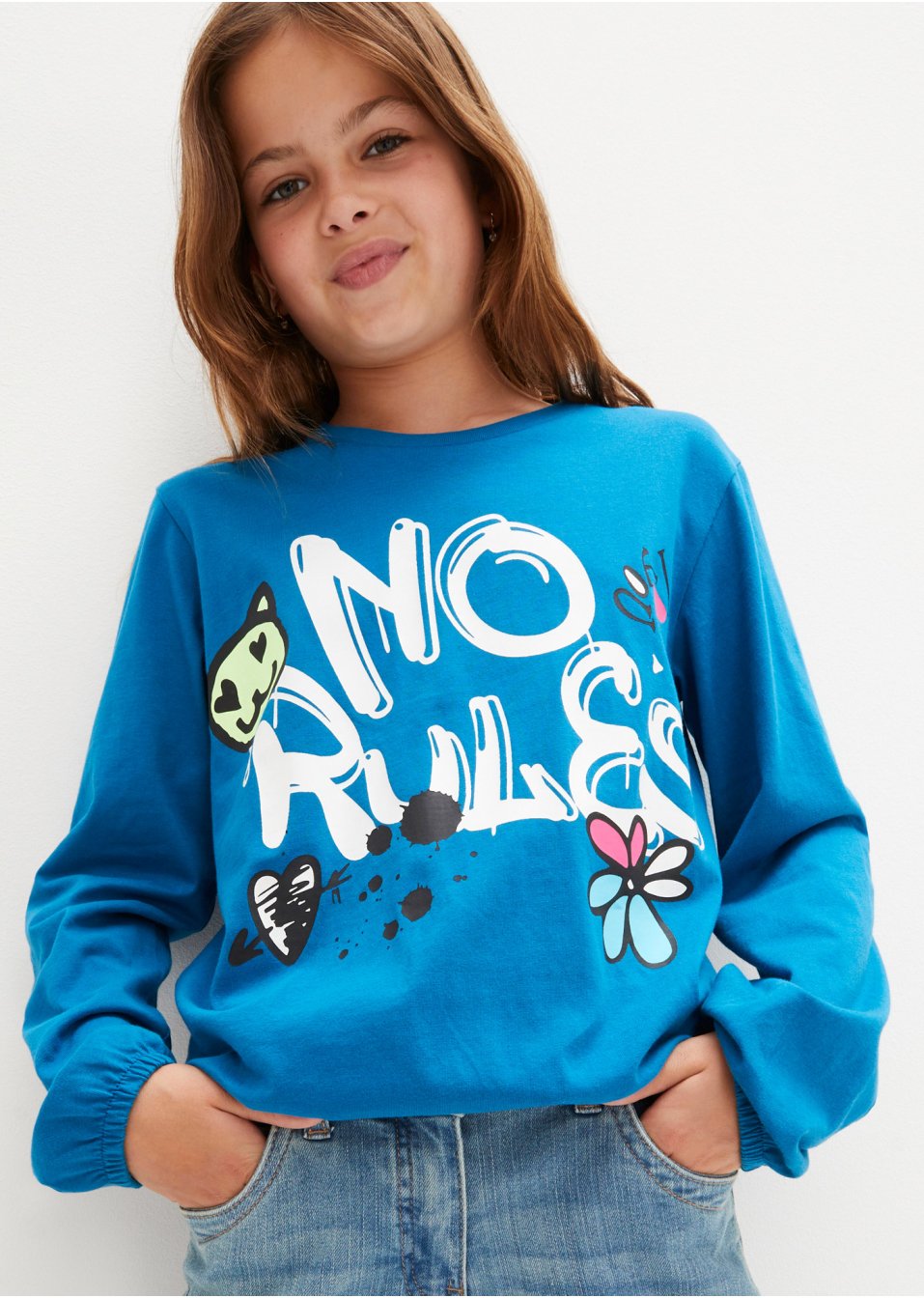 T-shirt manches longues fille