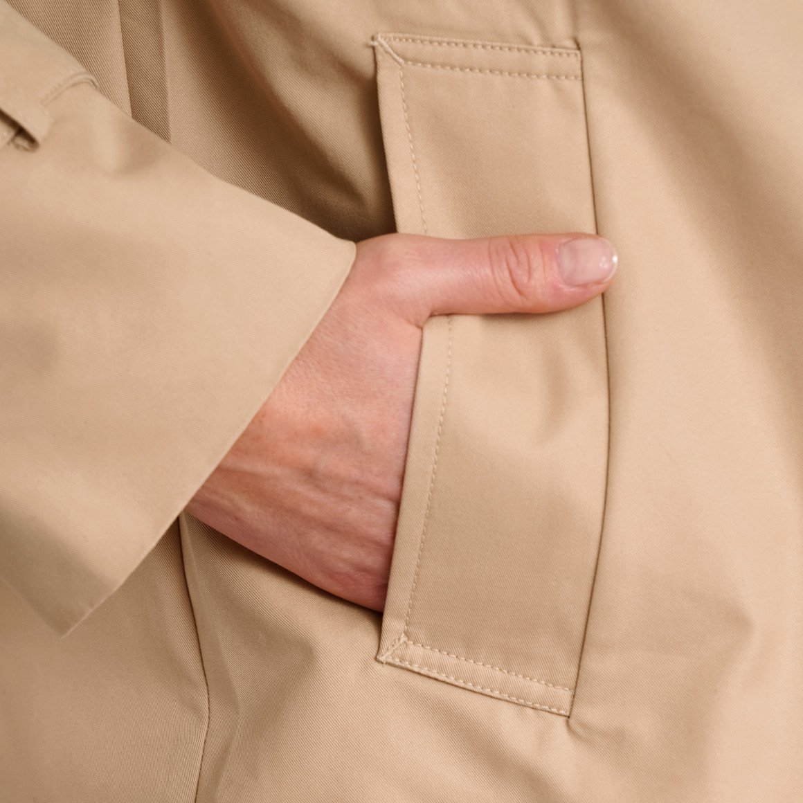 Gina Benotti Damen Trenchcoat mit Einschubtaschen beige