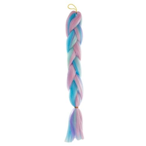 Syntetisk hår ombre blå/fiol Soulima 21366