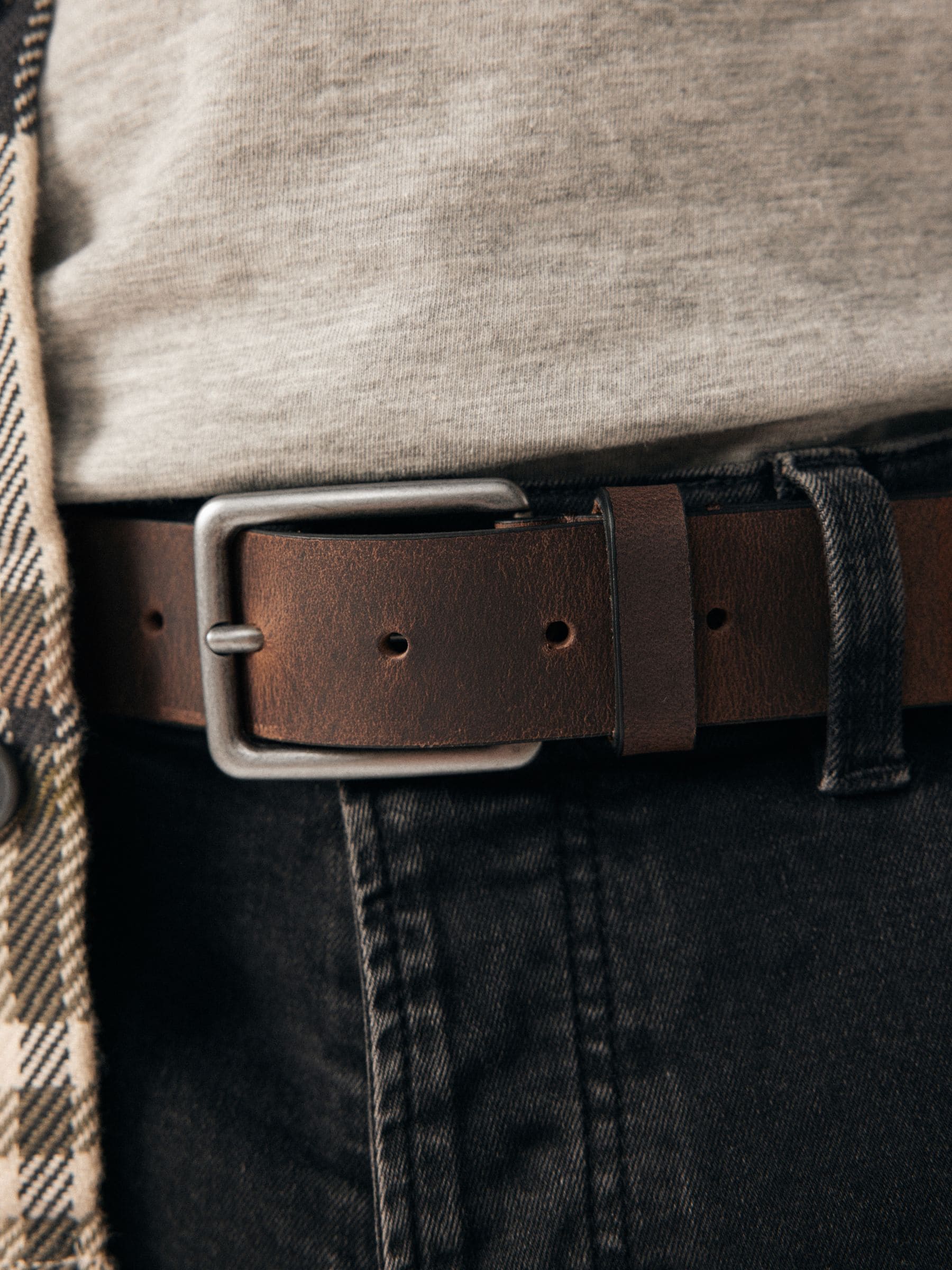 Bruin - Burnished Leather Belt