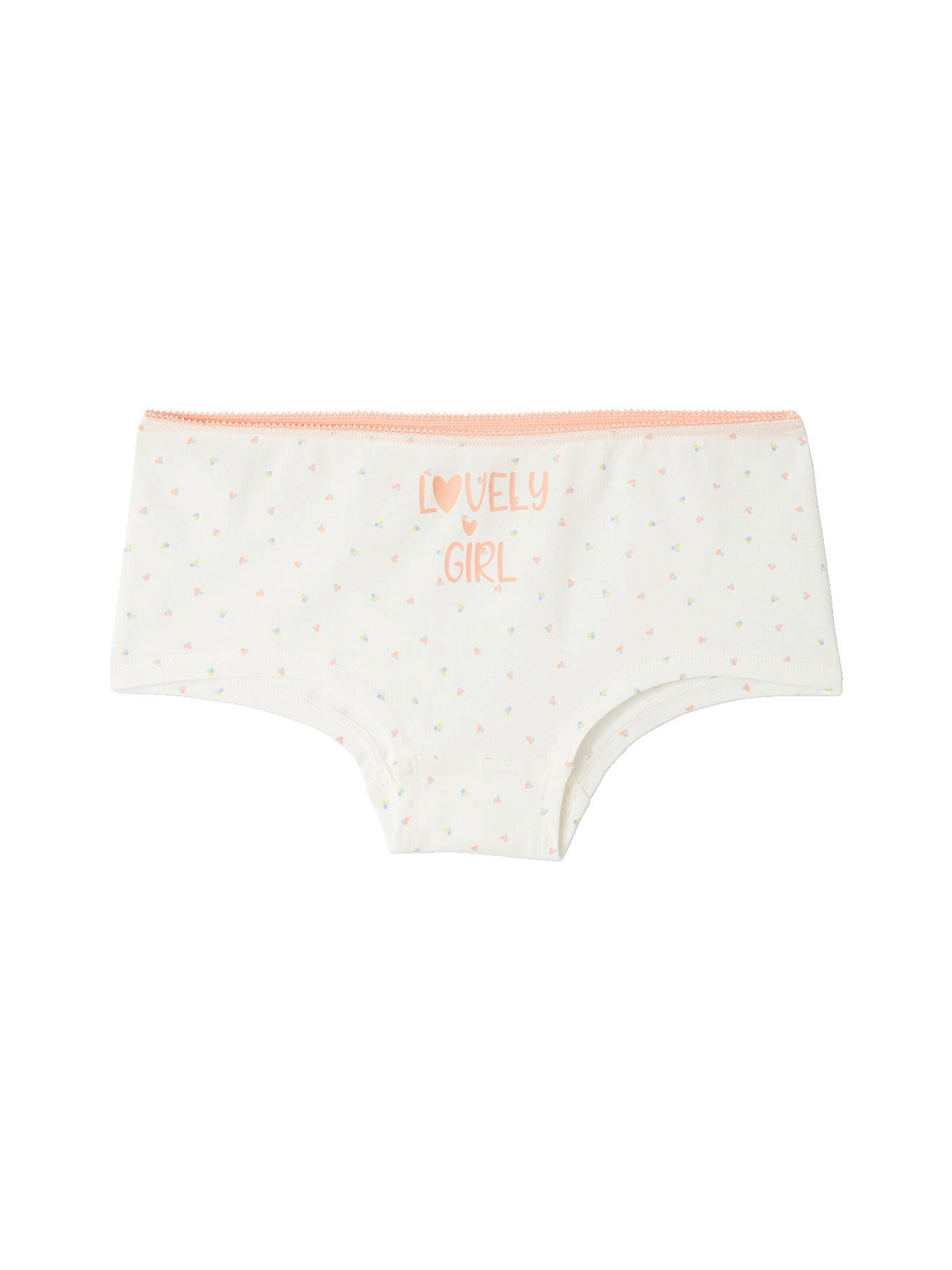 Vertbaudet 4er-Pack Mädchen Shortys BASIC wollweiß