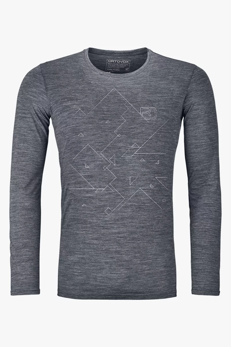 Ortovox 185 Merino Tangram LS Herren Longsleeve