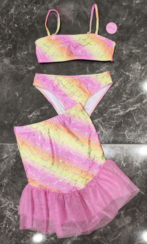Mermaid Magic Tule Skirt Set - geel - verzenddatum 27 feb