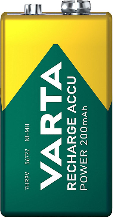 Pile rechargeable Ni-MH 9V (PP3) Varta