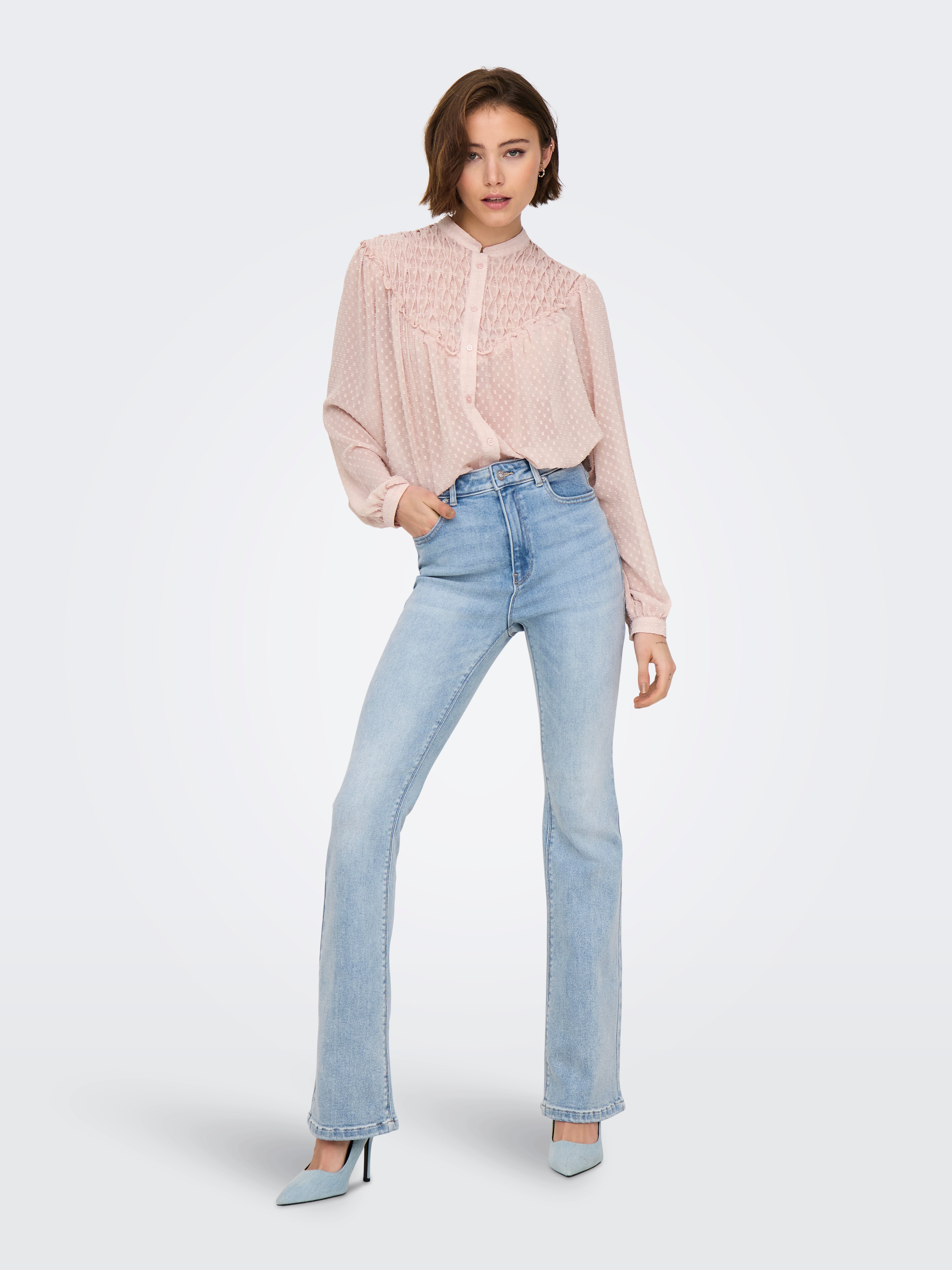 ONLCHADIA T-shirt Rose Smoke