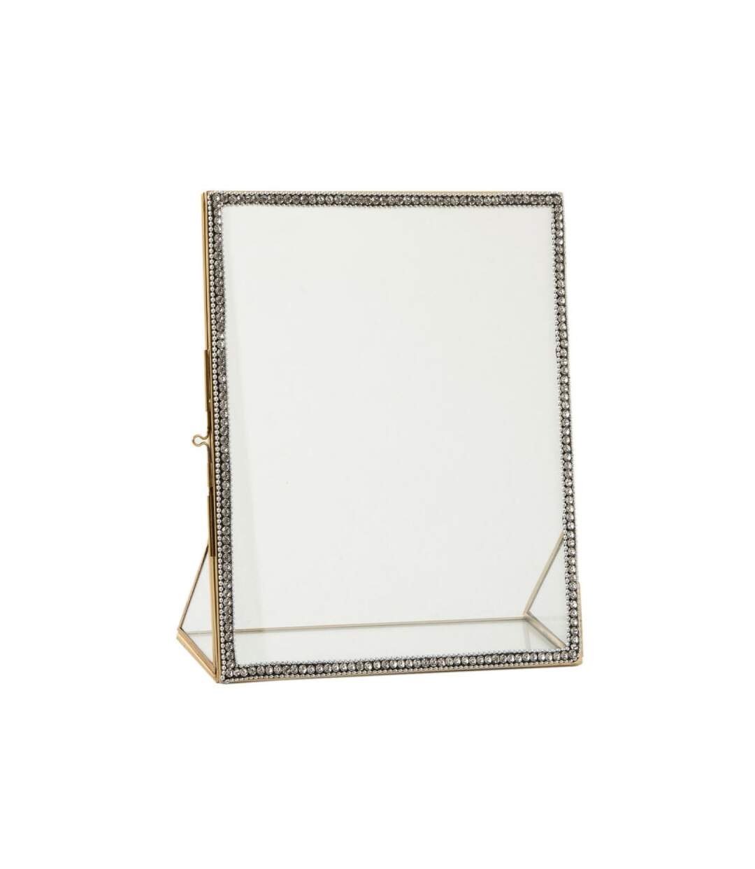 Paris Prix - Cadre Photo Métal & Verre bijou 20x25cm Or