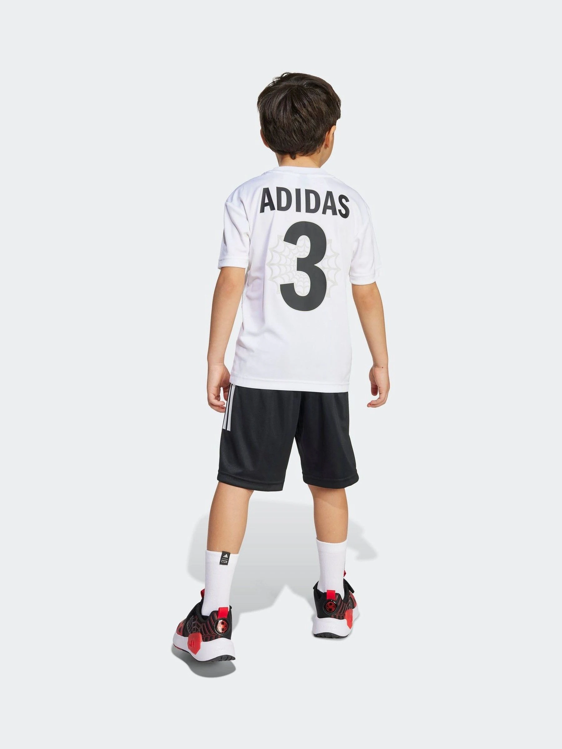 Gebroken wit - adidas Marvel Spider-Man Infant Kids T-Shirt and Shorts Set