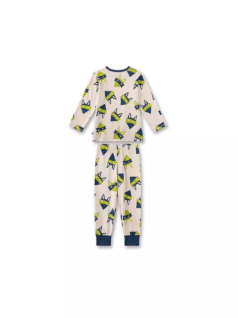SANETTA Jungen Pyjama creme