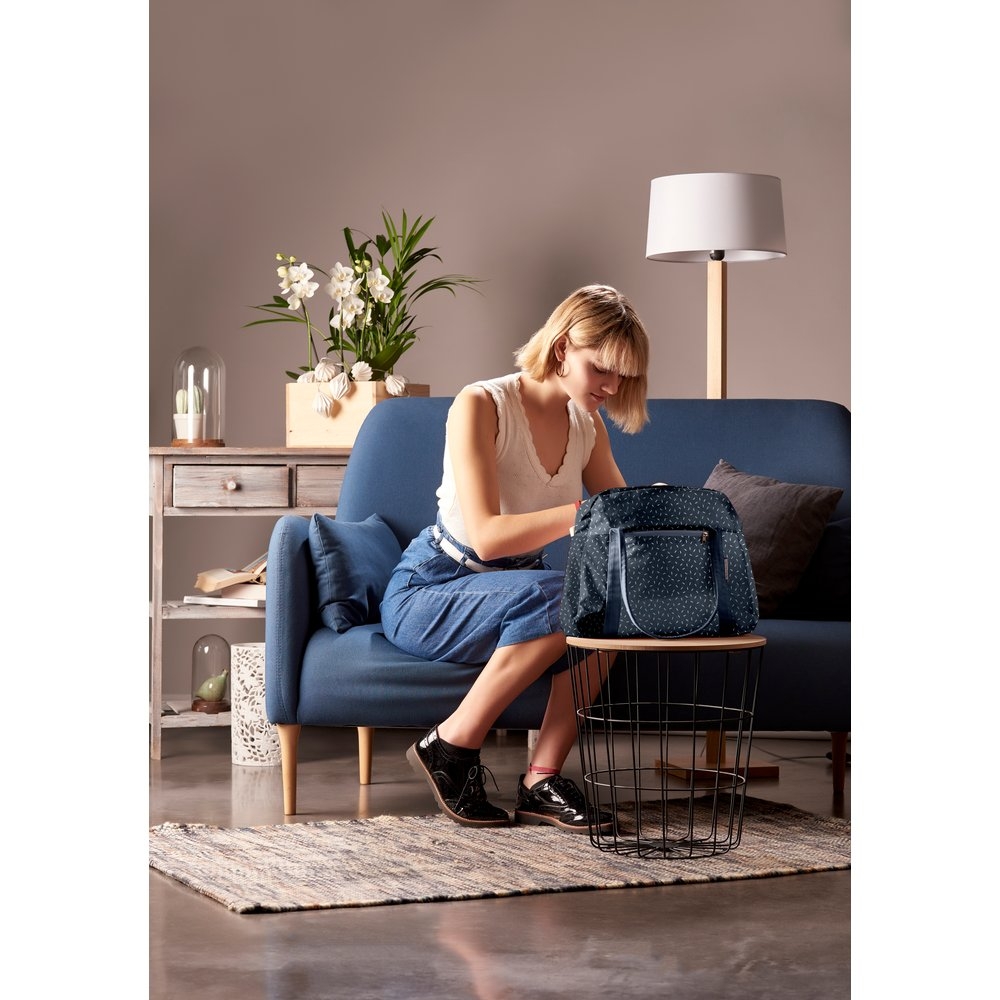 Sac Bowling Paille Argent Jean