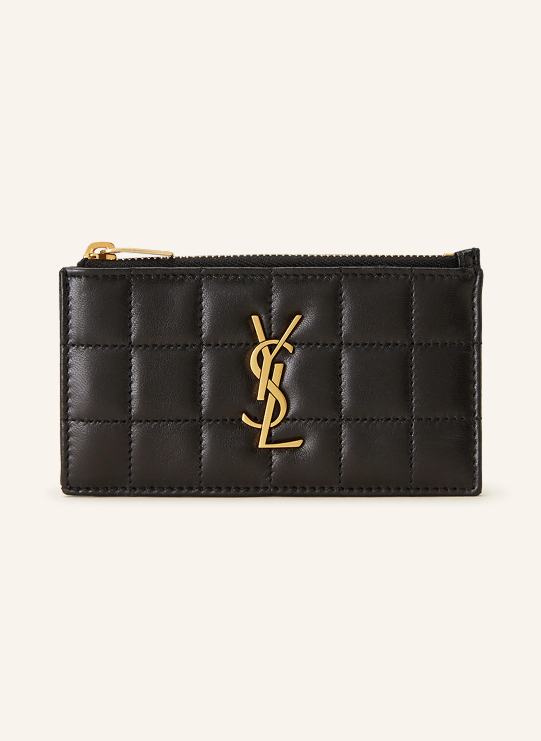 SAINT LAURENT Kartenetui CASSANDRE mit Münzfach