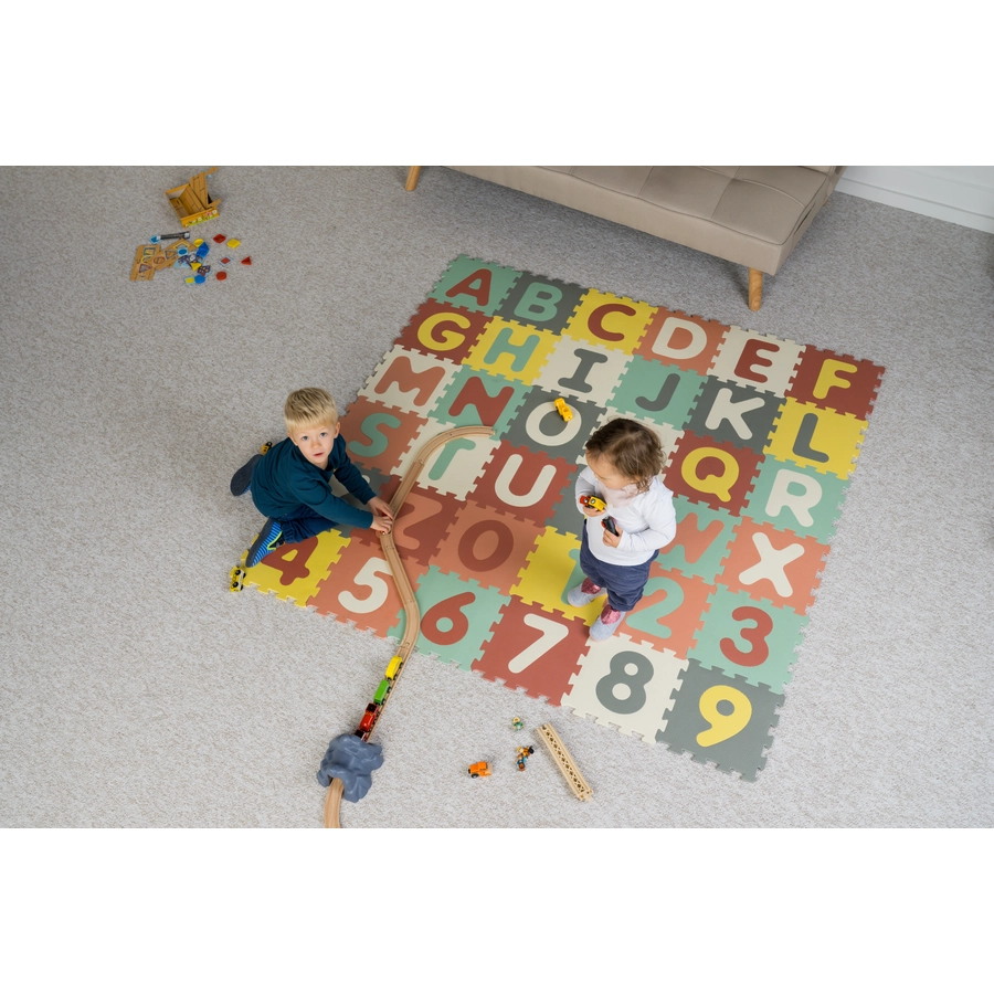 Playshoes Puzzlematte 36-teilig bunt 2