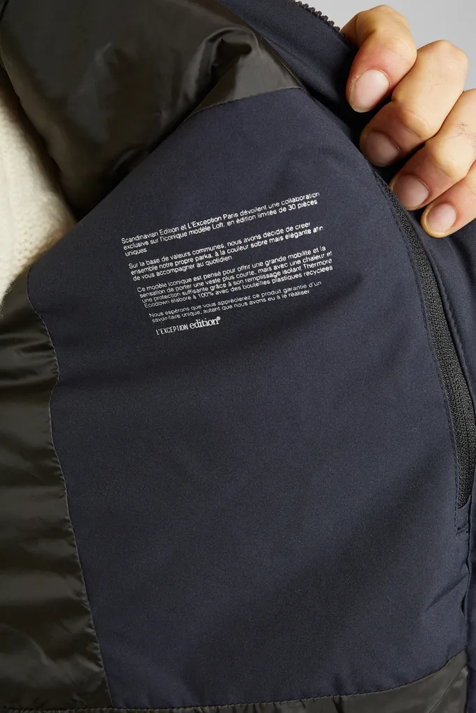 Parka Loft collaboration 10 ans L'Exception Paris x Scandinavian L'Exception Paris