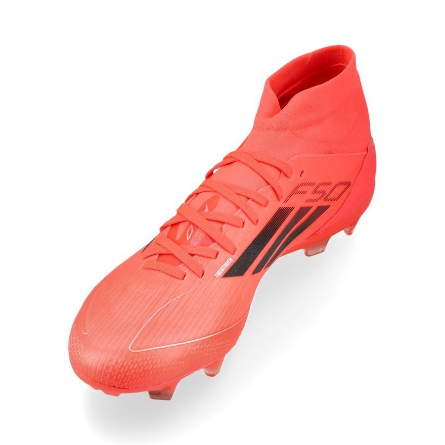 adidas F50 Pro Mid FG Vivid Horizon - Turbo/Aurora Black/Argenté Femme