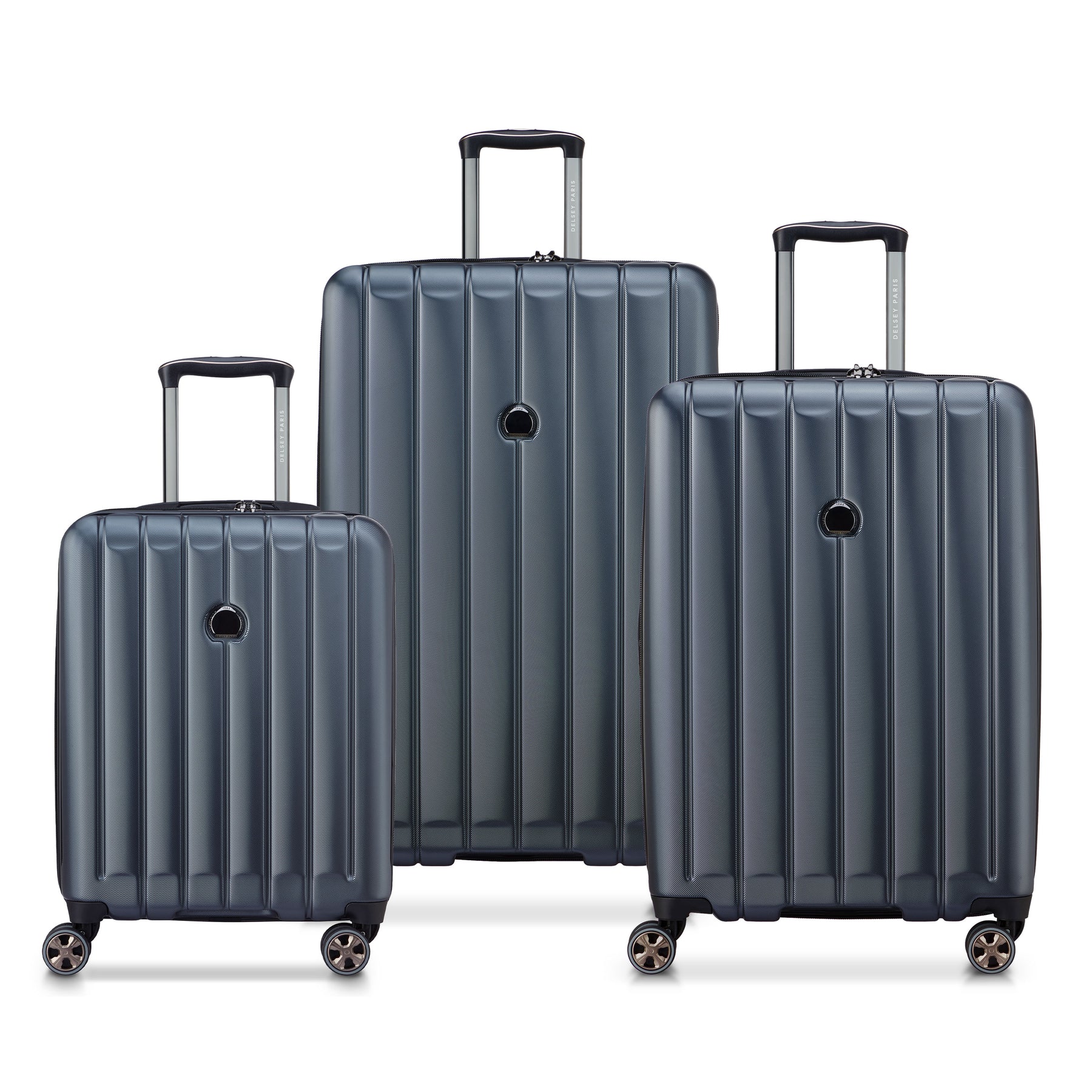 SET - 3 valises extensibles (XL-81cm) (M-69cm) (S Slim-55cm)