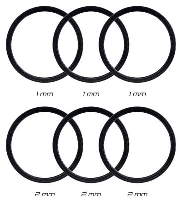Adaptateurs/Entretoises pour Boîtier de Pédalier Bikone Sram DUB vers Sram DUB Wide