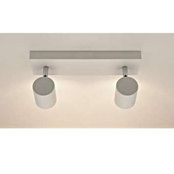 GAMMA opbouwspot Genua 2-lichts mat wit
