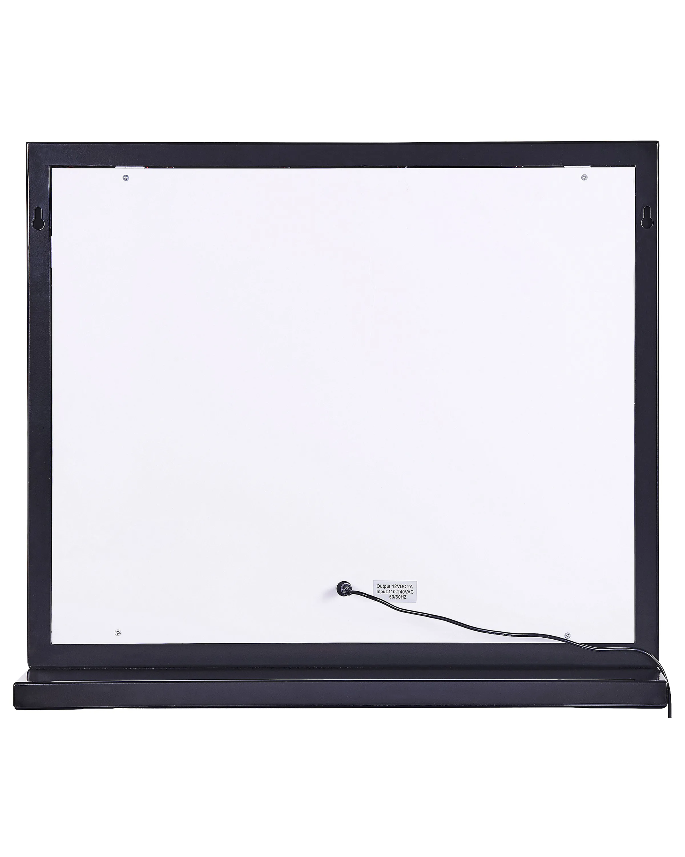 Kaptafel spiegel LED BEAUVOIR Zwart