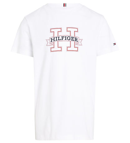 Tommy Hilfiger T-shirt - Print Regular - Hvid