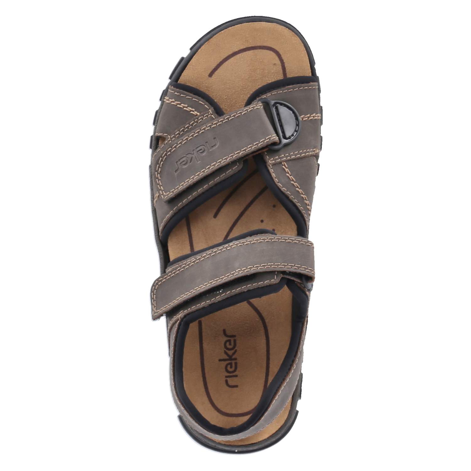 Rieker Sandalen - tabak/schwarz