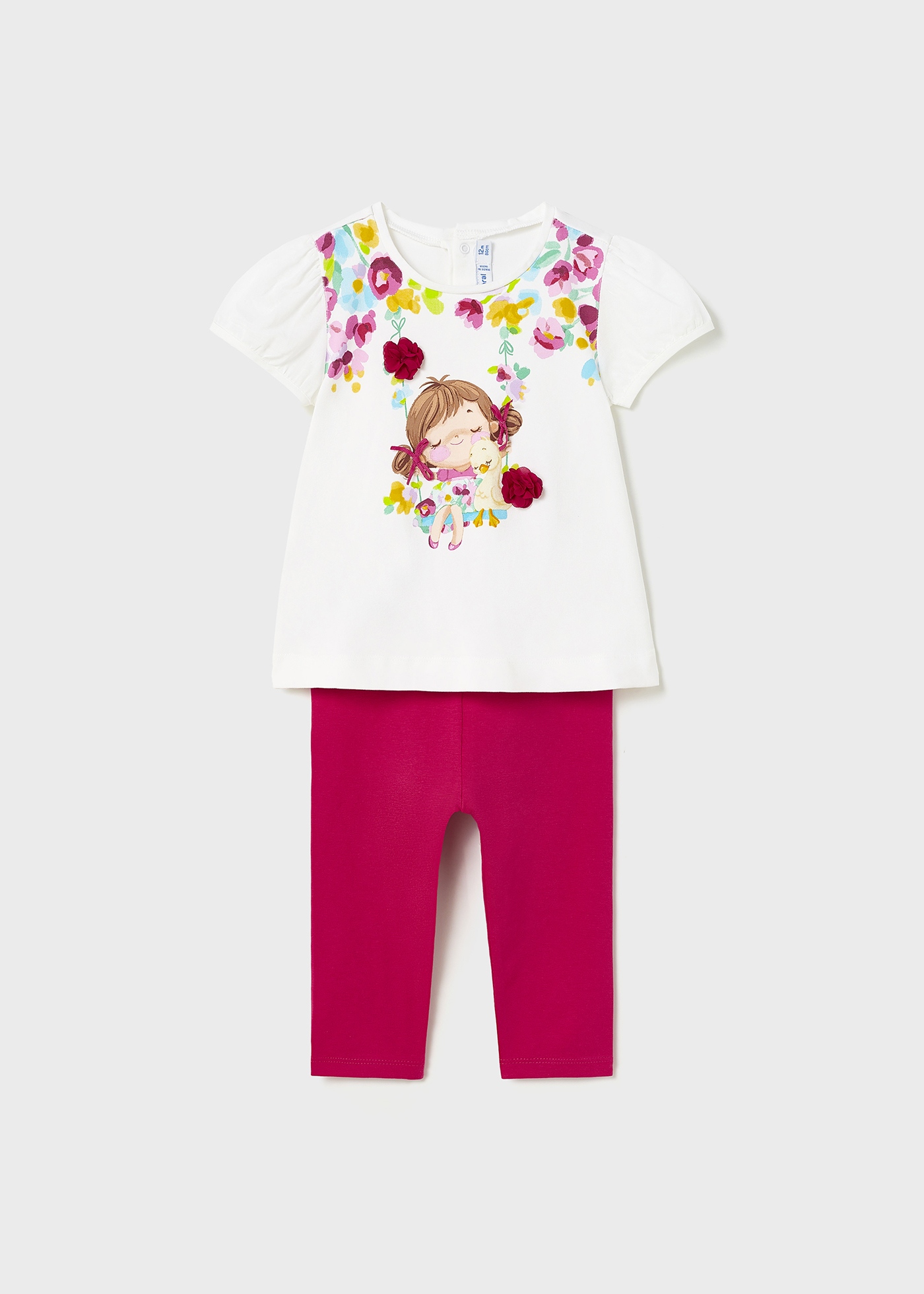 Conjunto de 2 peças em algodão sustentável para bebê