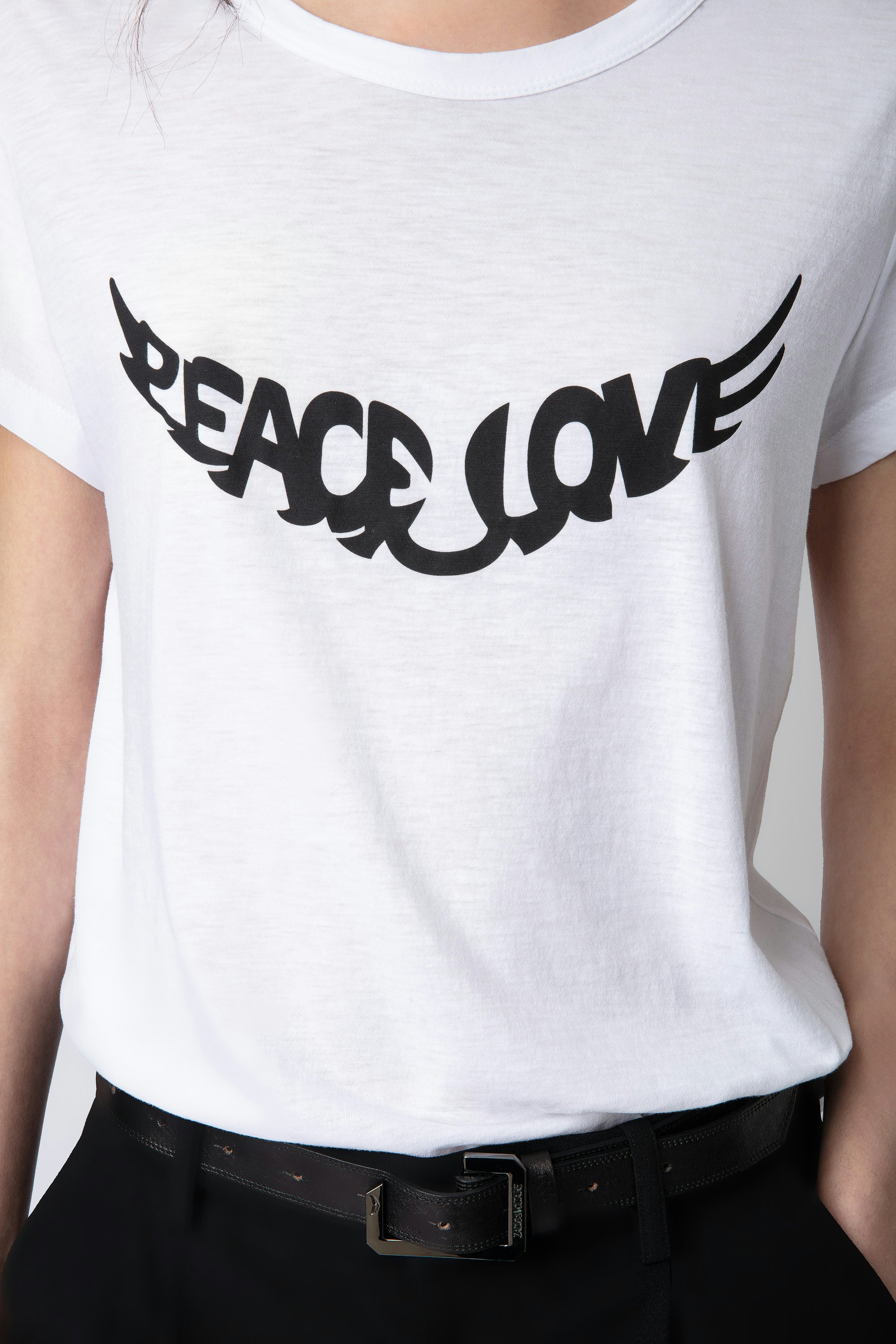 T-shirt Woop Peace & Love Wings