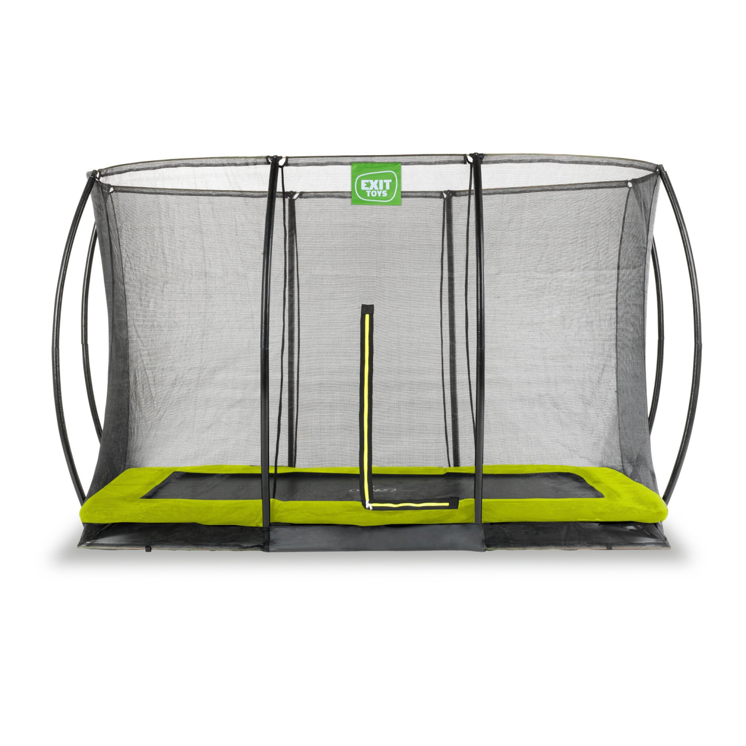 EXIT Silhouette inground trampoline 244x366cm met veiligheid