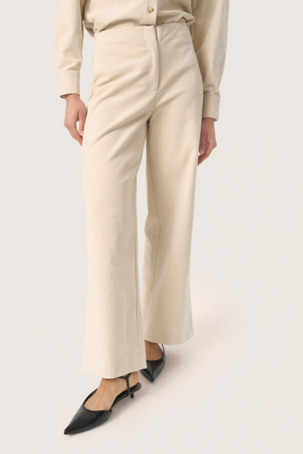 Soaked in Luxury SLHelle Pants Oatmeal