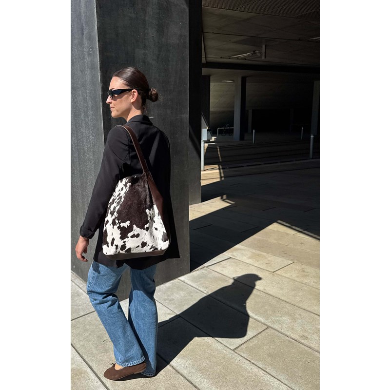 Markberg<br>Skuldertaske Shelby Cow Print