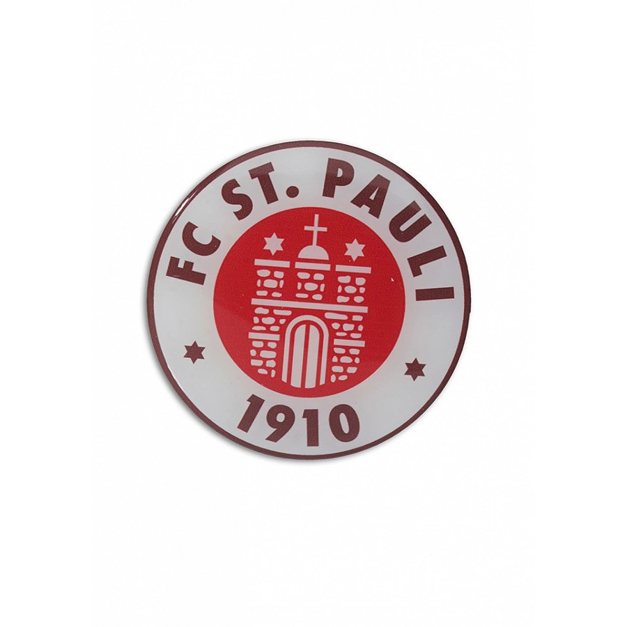 St. Pauli Aufkleber 3D Vereinslogo