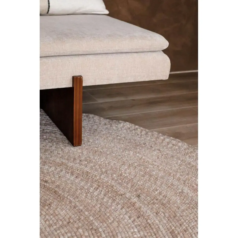 Interieur05 rond vloerkleed Gapo beige - 250 x 250 cm