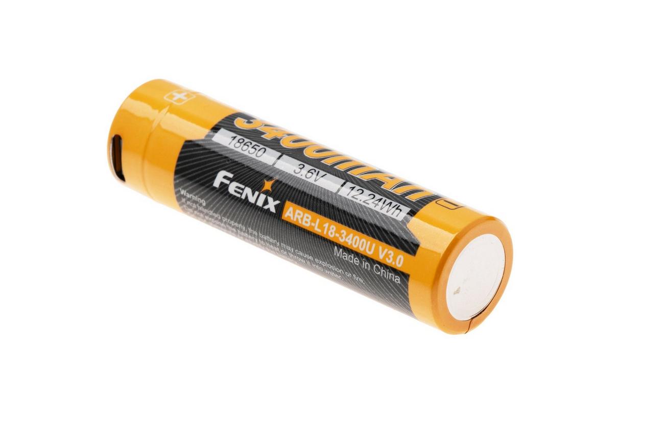 Fenix ARB-L18-3400U V3.0, 18650 accu, 3400 mAh
